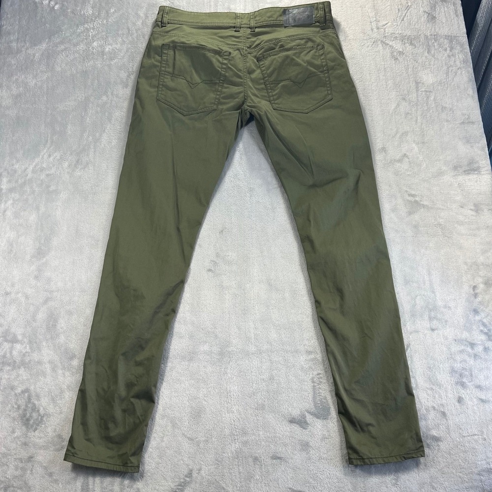 Diesel Olive Chino Pants in Military Green